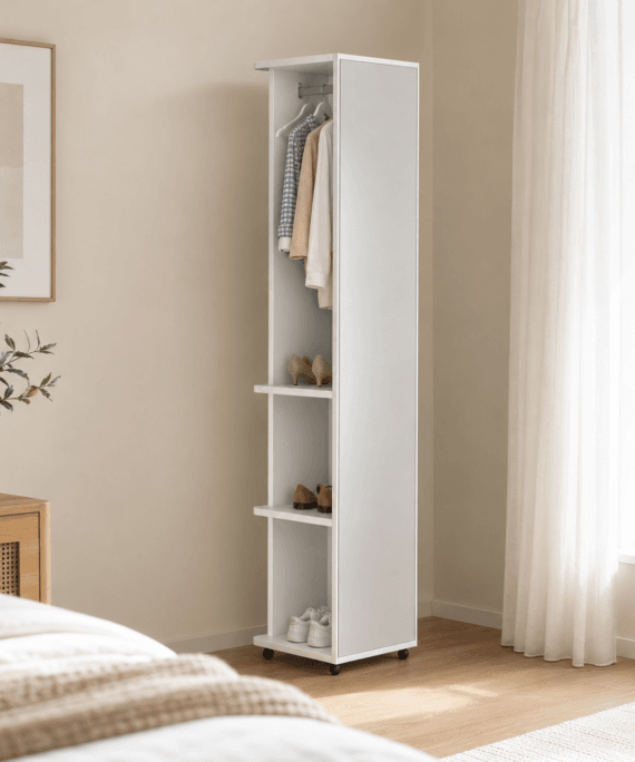 Miroir séjour avec rangement