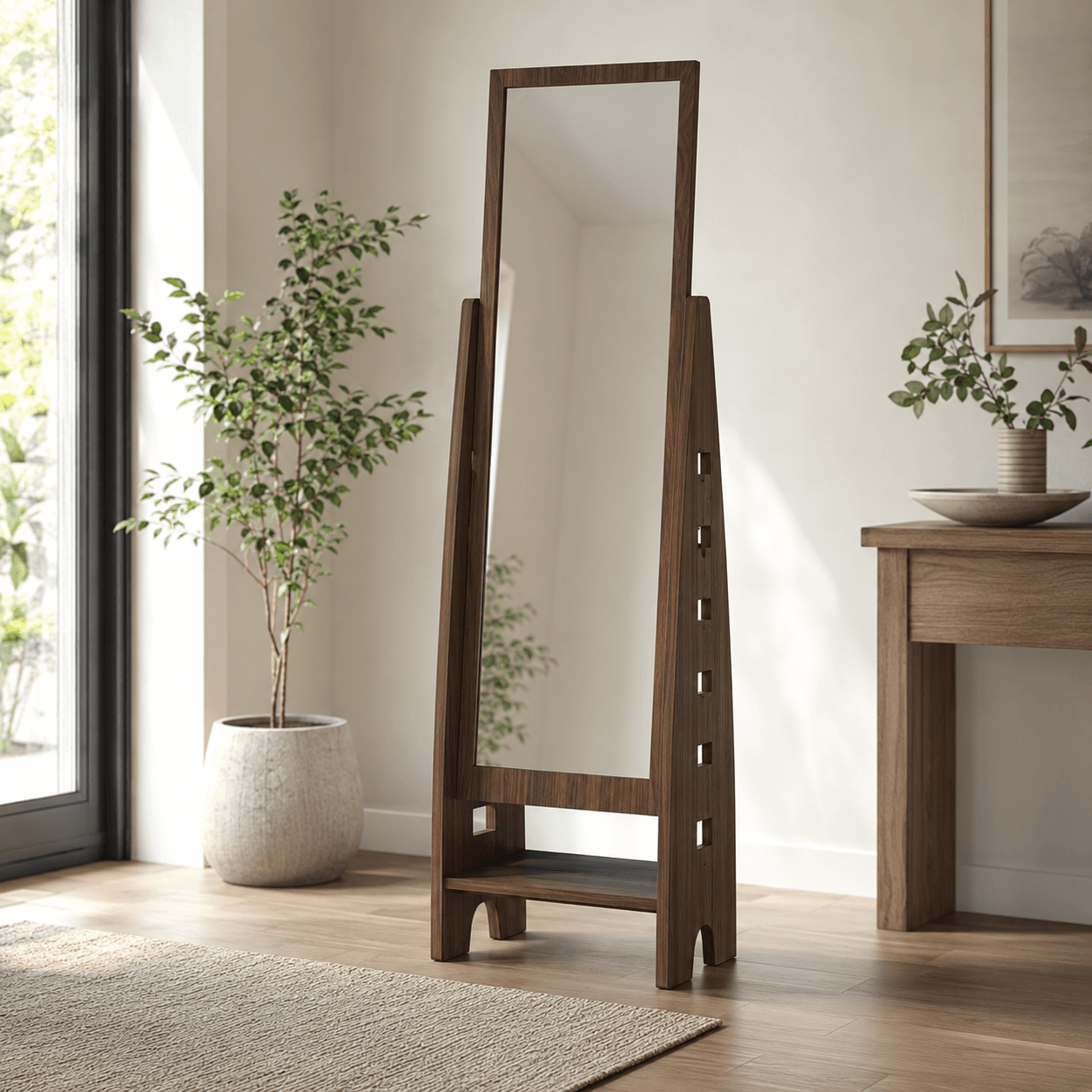 Miroir pratique pour séjour