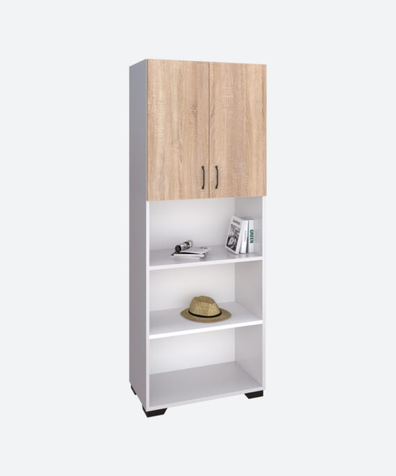 Bibliothèque Multi-Rangements - 2 Portes