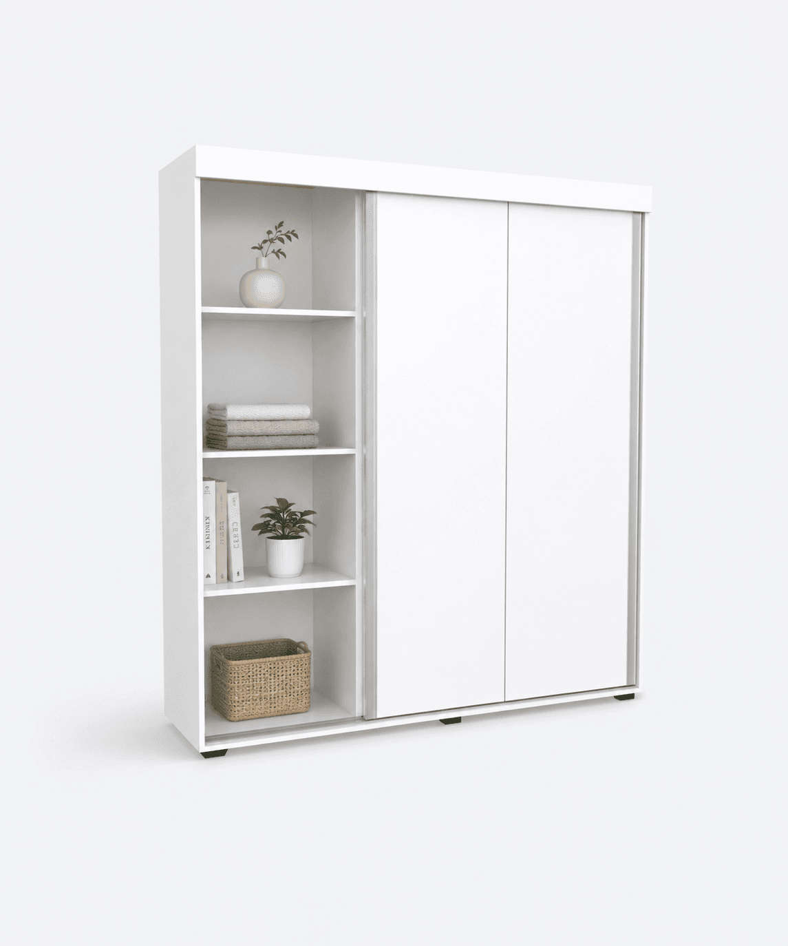 Armoire à portes coulissantes, trois côtés - الصورة 3