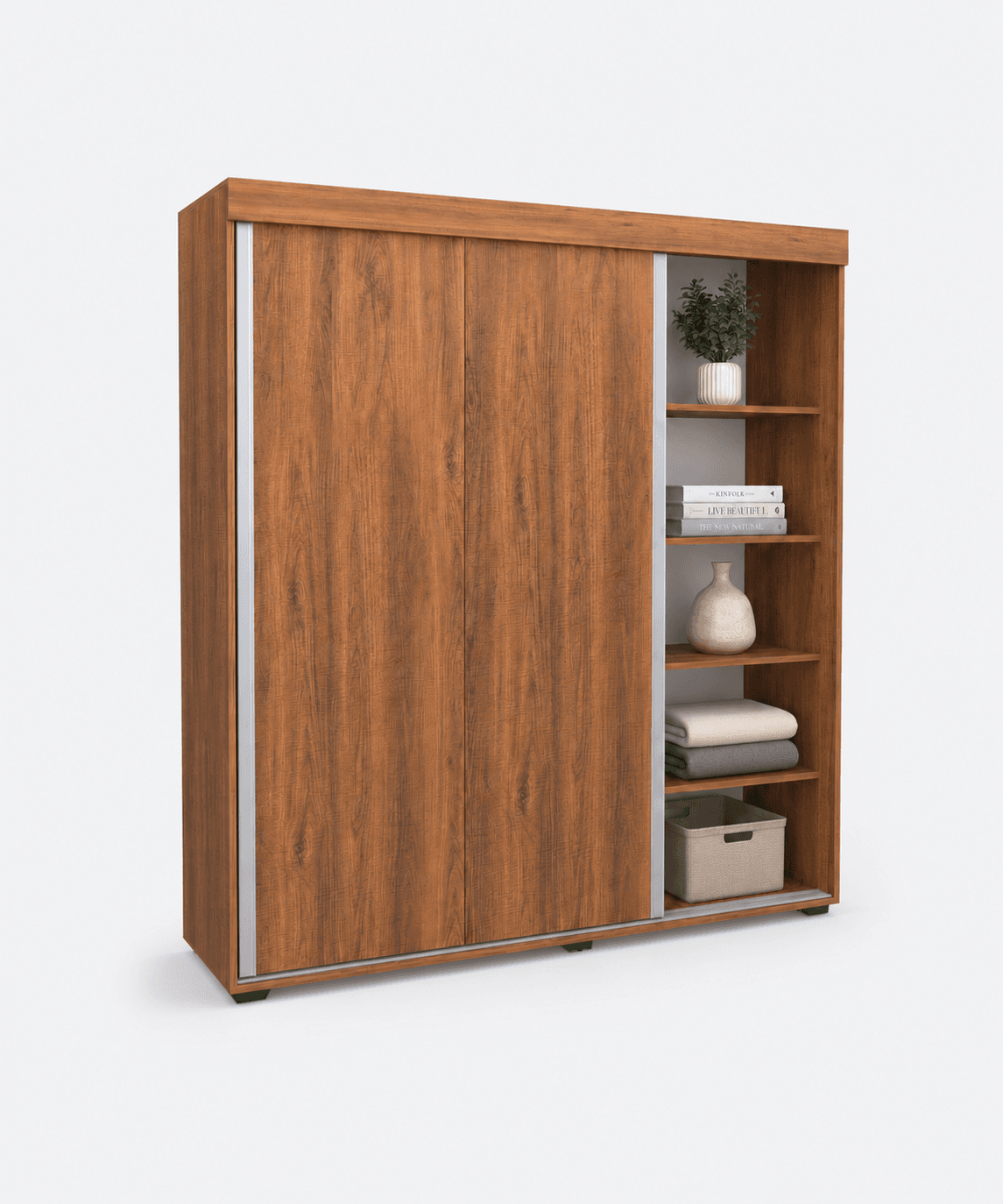 Armoire à portes coulissantes, trois côtés