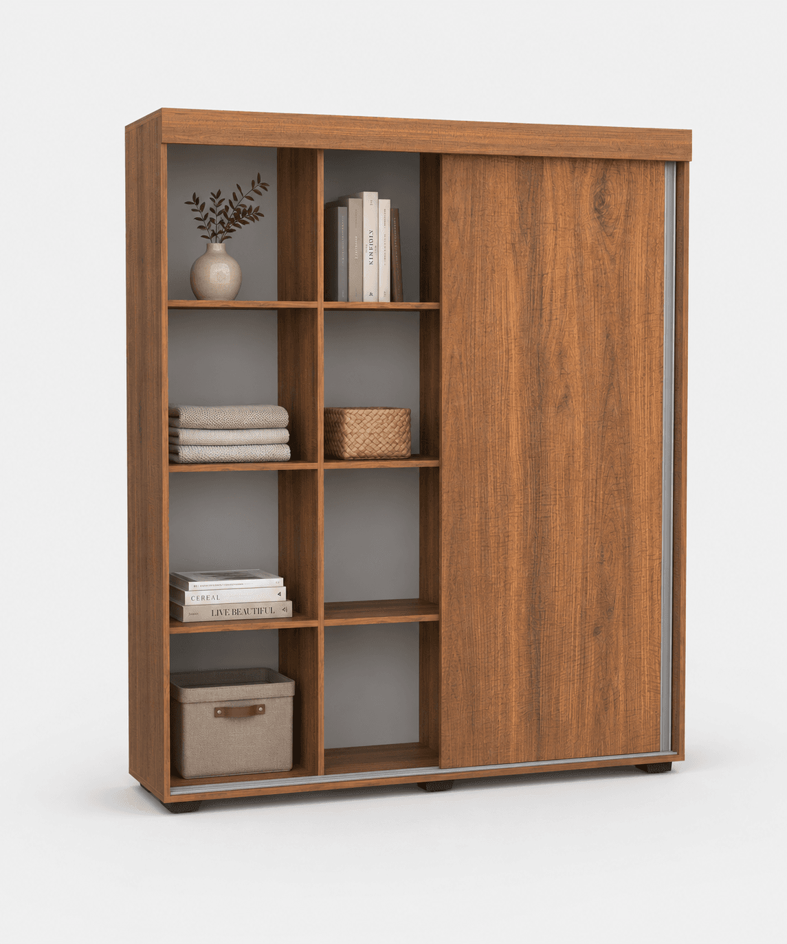 Armoire coulissante multi-étagères - الصورة 5