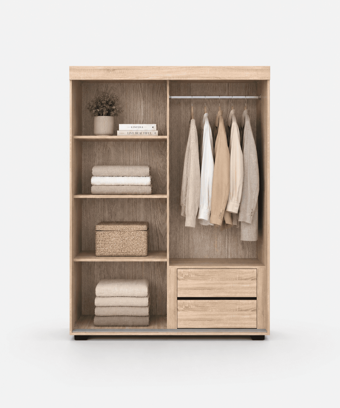 Armoire coulissante à deux vantaux - الصورة 4