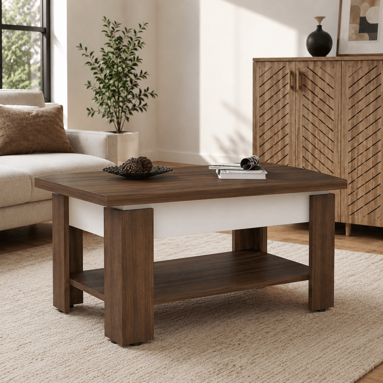 Table Base rectangulaire 110/70